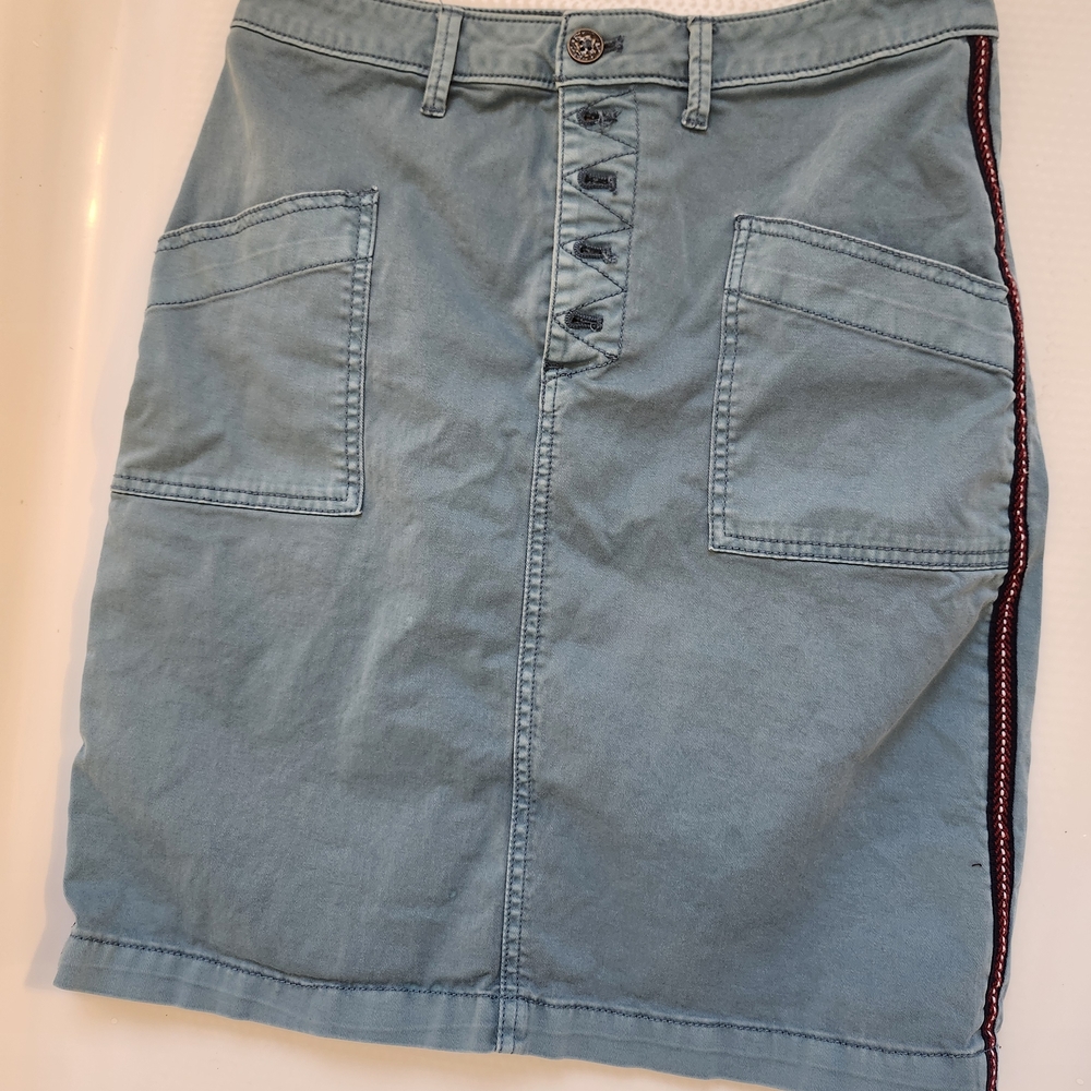 Pilcro Blue Denim Skirt